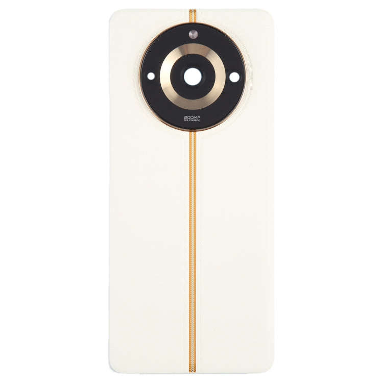 For Realme 11 Pro+ Original Battery Back Cover with Camera Lens Cover(White)