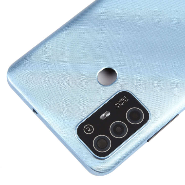 For ZTE Blade A52 Battery Back Cover(Blue)