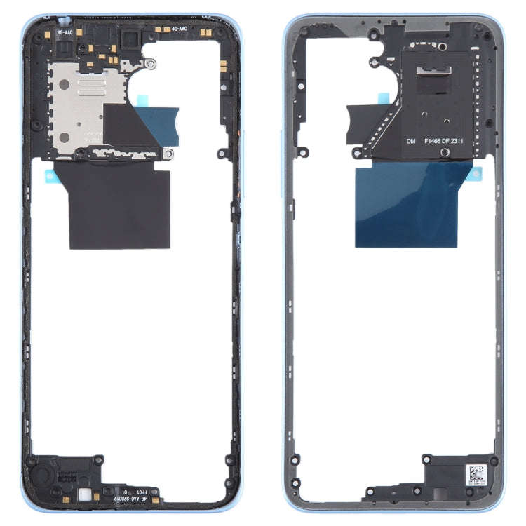 For Xiaomi Redmi 12 4G Original Middle Frame Bezel Plate (Blue)