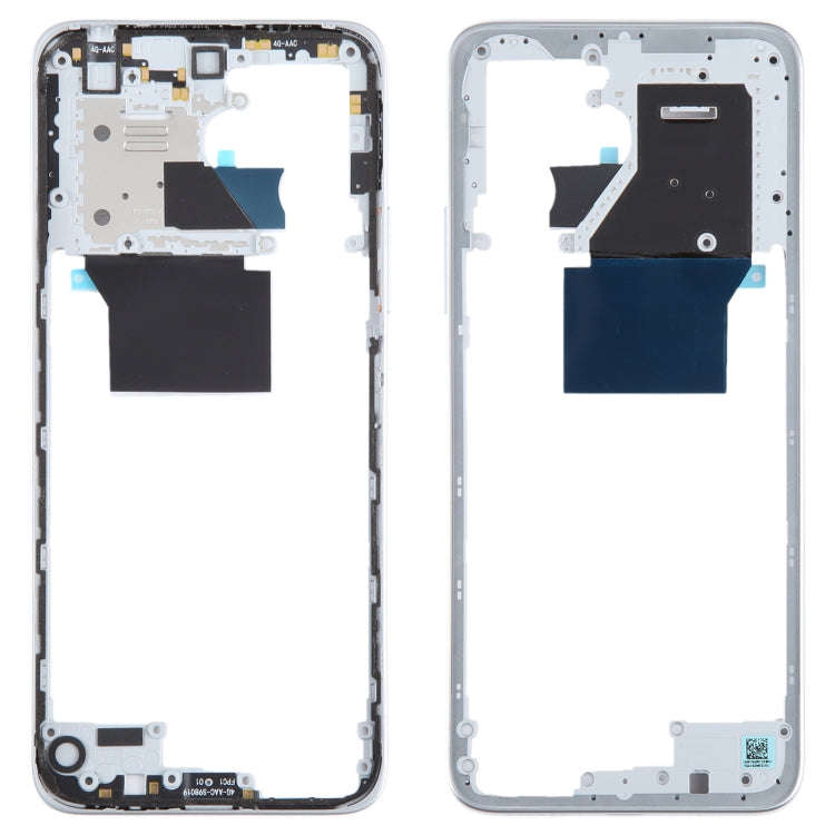 For Xiaomi Redmi 12 4G Original Middle Frame Bezel Plate (Silver)