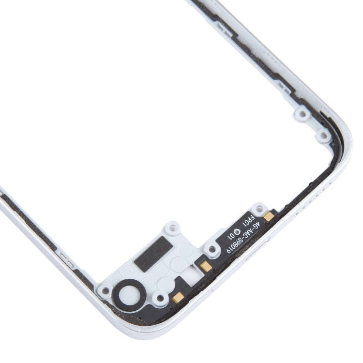 For Xiaomi Redmi 12 4G Original Middle Frame Bezel Plate (Silver)