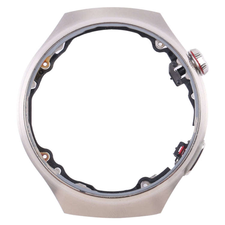 Original LCD Screen Frame Bezel Plate For Huawei Watch 4 Pro (Silver)