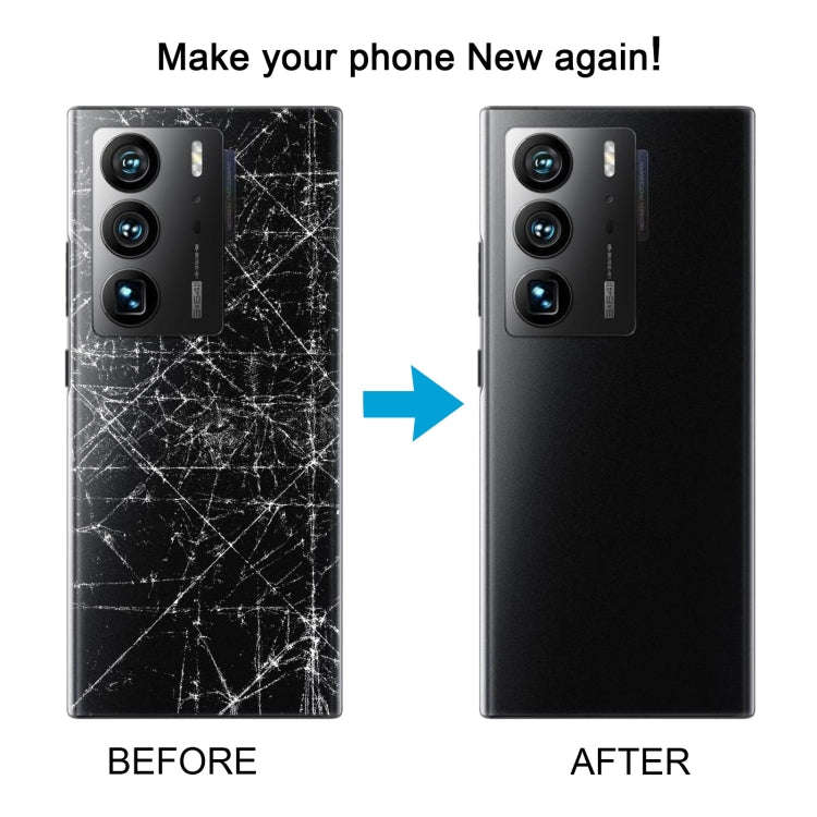 For ZTE Axon A41 Ultra 5G Glass Battery Back Cover(Grey)