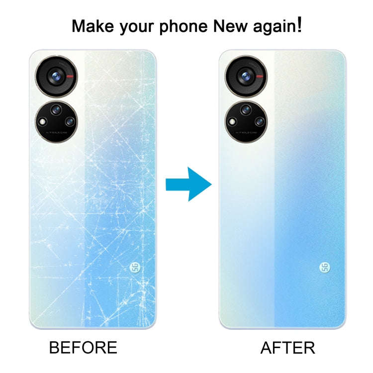 For ZTE Voyage 40 Pro+ Battery Back Cover(Blue)