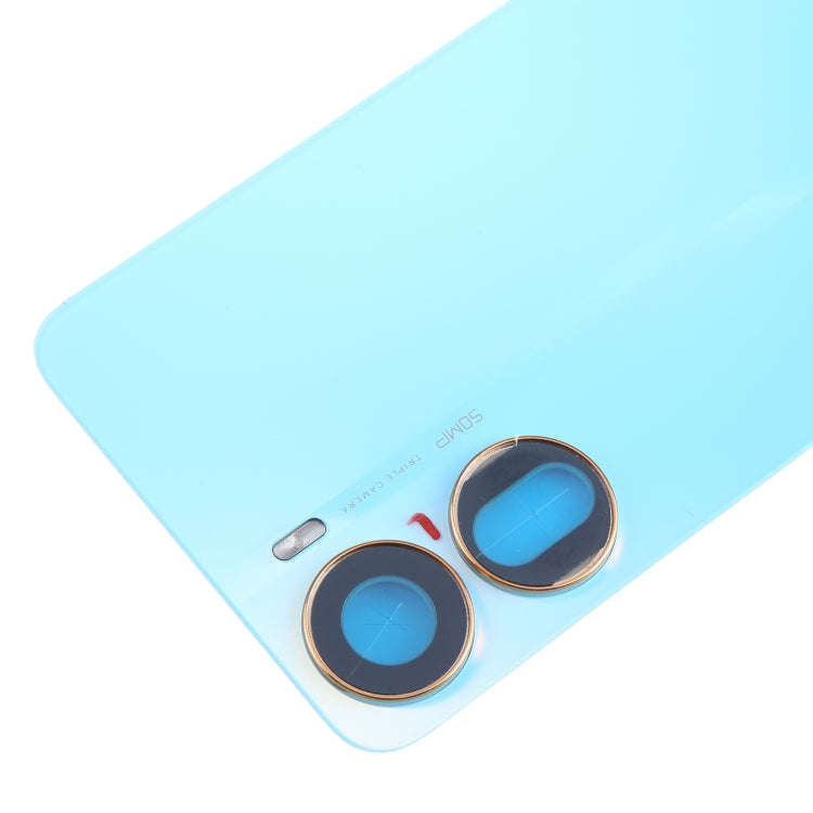 For ZTE Blade V40 Design Battery Back Cover(Blue)