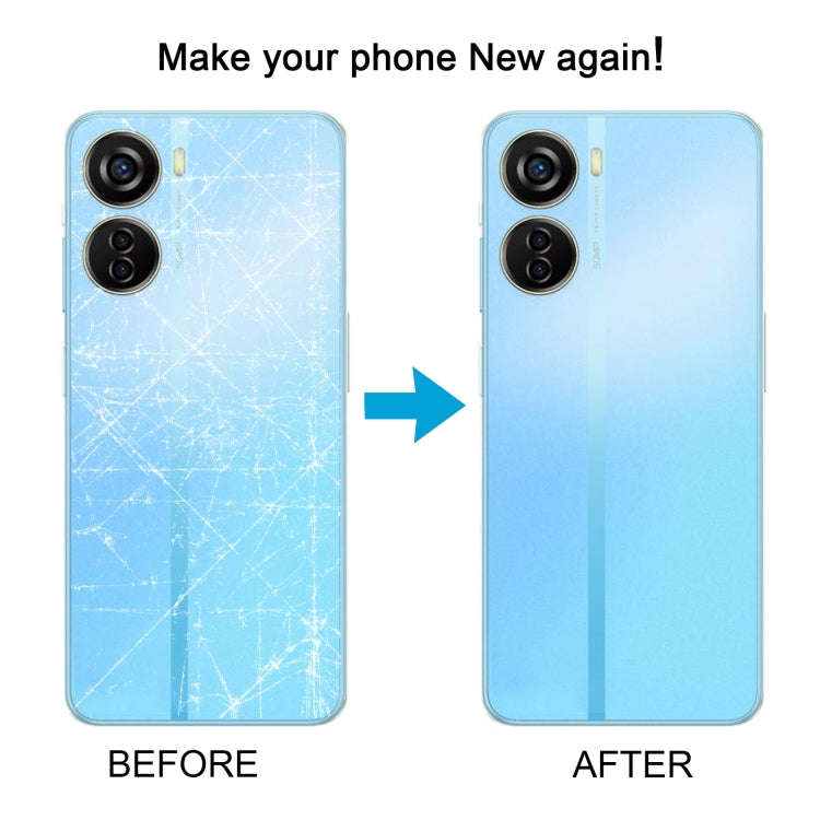 For ZTE Blade V40 Design Battery Back Cover(Blue)