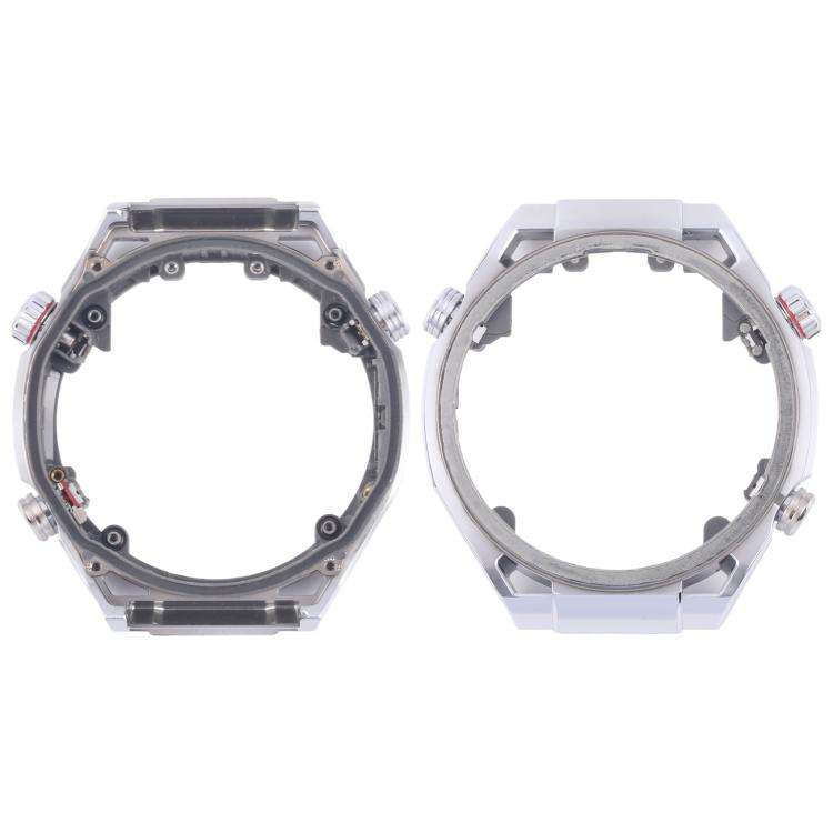 Original LCD Screen Frame Bezel Plate For Huawei Watch Ultimate(Silver)