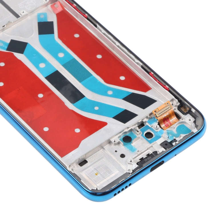 LCD Screen and Digitizer Full Assembly With Frame for Huawei P Smart S (Blue)
