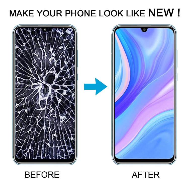 LCD Screen and Digitizer Full Assembly With Frame for Huawei P Smart S (Blue)