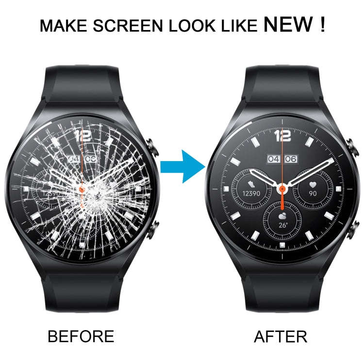 For Xiaomi Watch S1 Original LCD Screen and Digitizer Full Assembly With Frame (Silver)