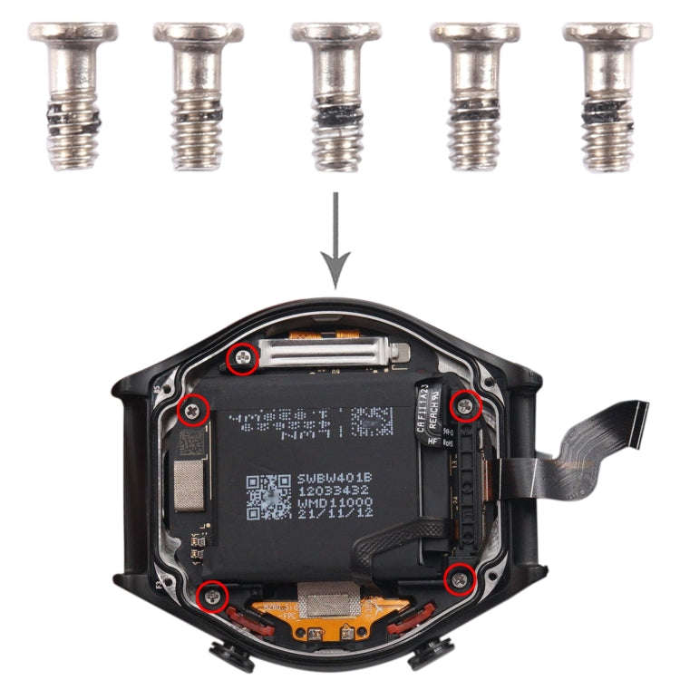 5 PCS Original Motherboard Screws For Xiaomi Watch S1