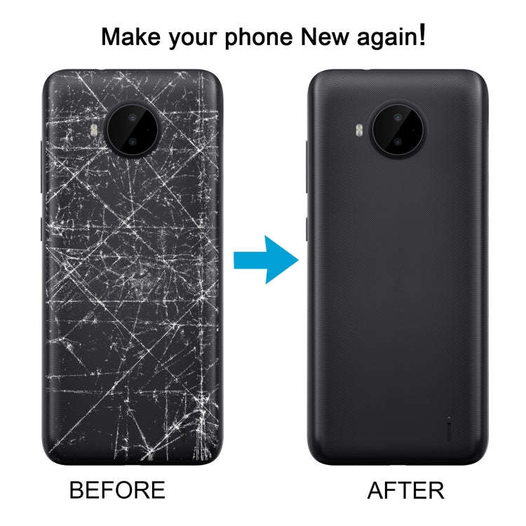 For Nokia C20 Plus Original Battery Back Cover(Black)