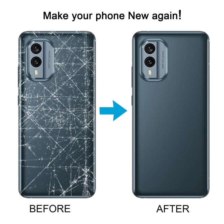 For Nokia X30 Original Battery Back Cover(Blue)