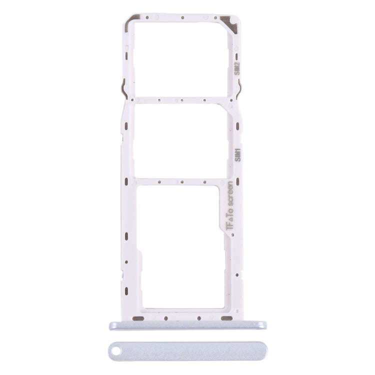 For Nokia G10 Original SIM + SIM + Micro SD Card Tray (Silver)