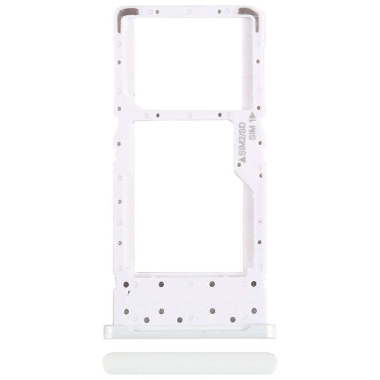 For Nokia X20 Original SIM + SIM / Micro SD Card Tray (White)