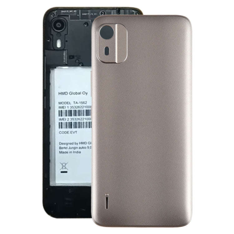 For Nokia C12 Original Battery Back Cover(Brown)
