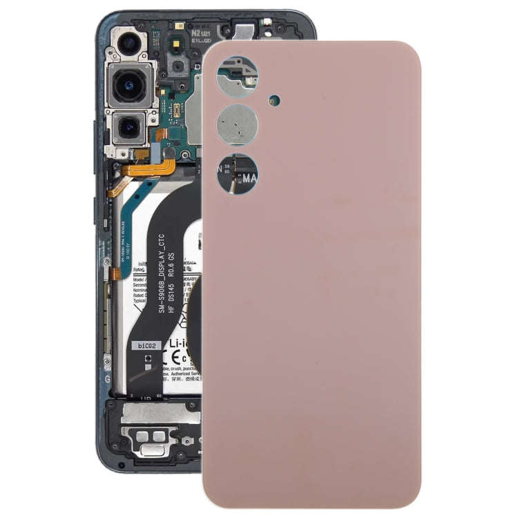For Samsung Galaxy S23 FE SM-S711B Battery Back Cover(Brown)