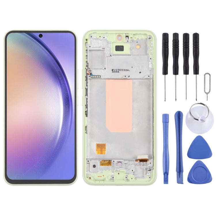 For Samsung Galaxy A54 5G SM-A546 6.43 inch OLED LCD Screen Digitizer Full Assembly with Frame (G...