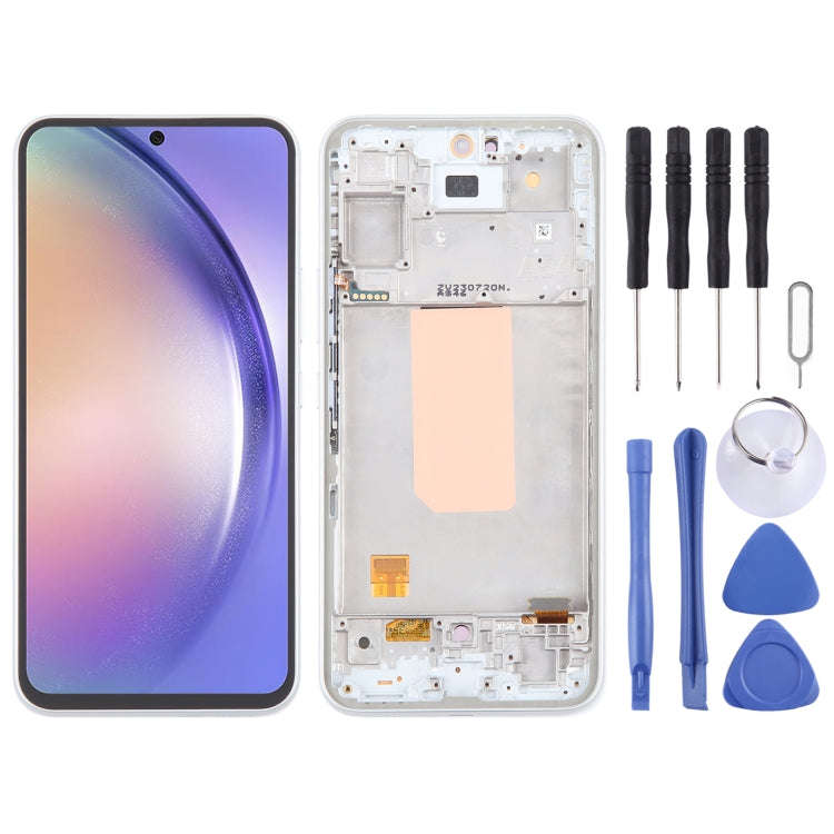 For Samsung Galaxy A54 5G SM-A546 6.43 inch OLED LCD Screen Digitizer Full Assembly with Frame (W...