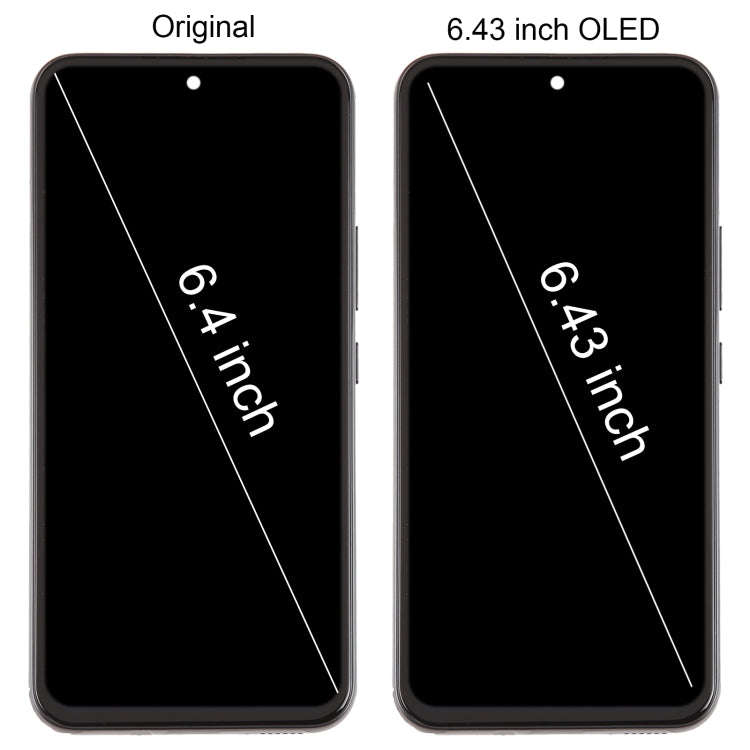 For Samsung Galaxy A54 5G SM-A546 6.43 inch OLED LCD Screen Digitizer Full Assembly with Frame