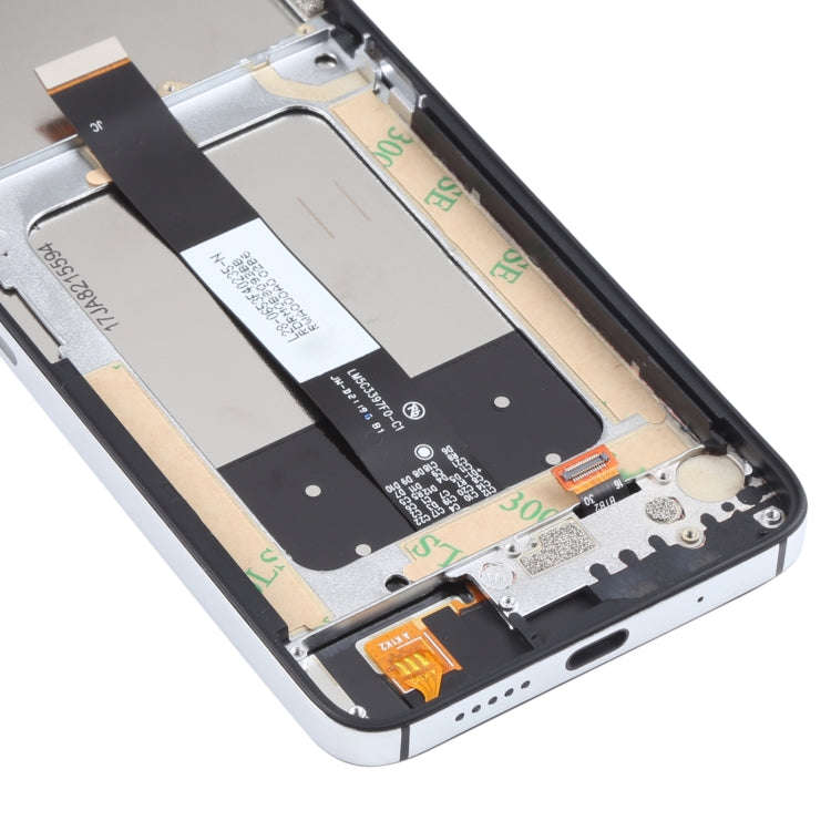 LCD Screen and Digitizer Full Assembly With Frame for Umidigi A11(Black)