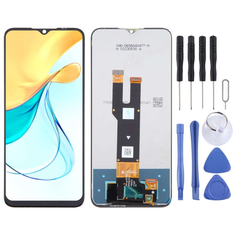 For ZTE Blade V50 Design 4G LCD Screen with Digitizer Full Assembly (Black)