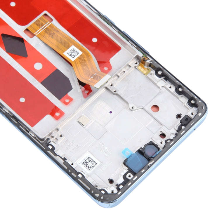 For Honor Magic6 Lite Original LCD Screen Digitizer Full Assembly with Frame (Blue)