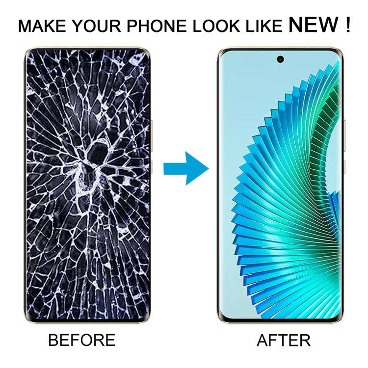 For Honor Magic6 Lite Original LCD Screen Digitizer Full Assembly with Frame (Blue)
