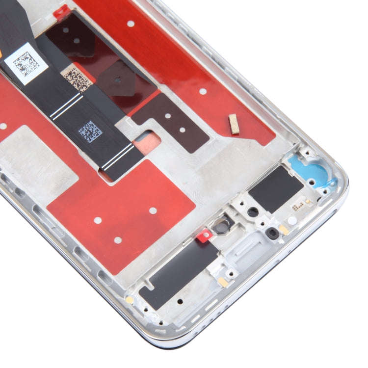 For Honor 100 Original LCD Screen Digitizer Full Assembly with Frame (Silver)