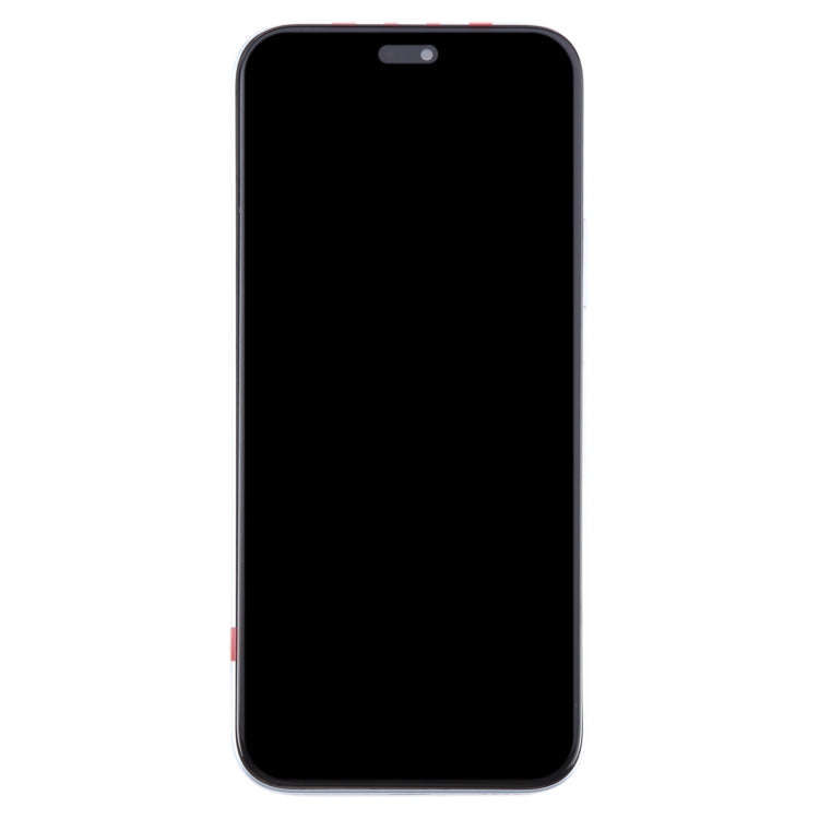 For Honor X8b Original LCD Screen Digitizer Full Assembly with Frame (Silver)