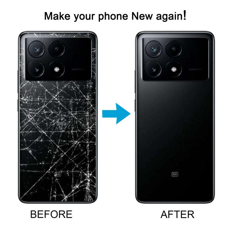 For Xiaomi Poco X6 Original Battery Back Cover(Blue)