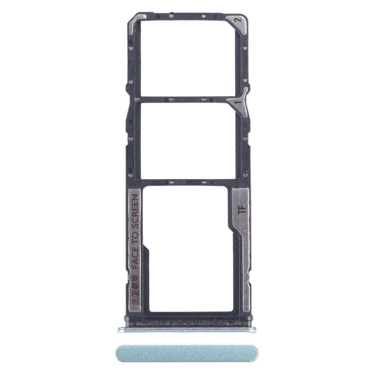 For Xiaomi Redmi Note 12 4G SIM Card Tray + SIM Card Tray + Micro SD Card Tray (Green)