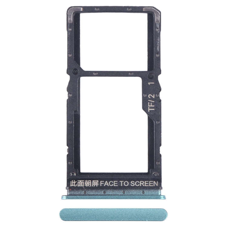 For Xiaomi Redmi Note 12 5G SIM Card Tray + SIM / Micro SD Card Tray (Green)