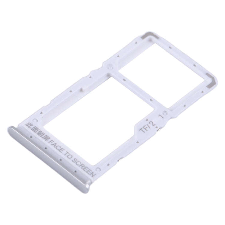 For Xiaomi Redmi Note 12 5G SIM Card Tray + SIM / Micro SD Card Tray (Silver)