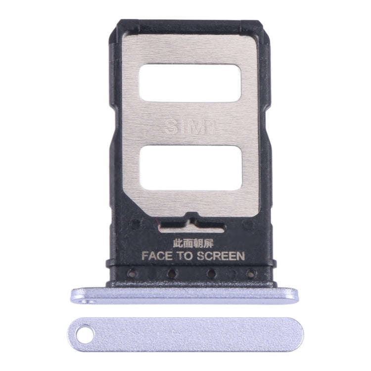 For Xiaomi Redmi Note 13 Pro+ SIM Card Tray + SIM Card Tray (Purple)