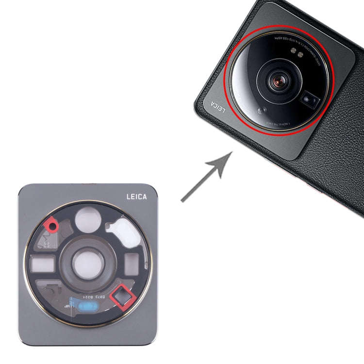 For Xiaomi 12s Ultra Camera Lens Cover (Grey)