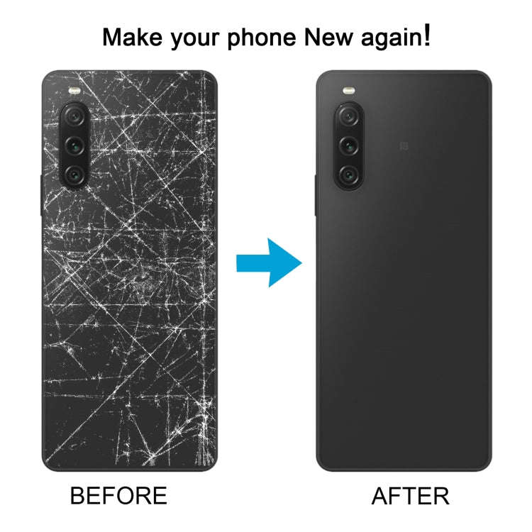 For Sony Xperia 10 V Original Battery Back Cover with Camera Lens Cover(Black)
