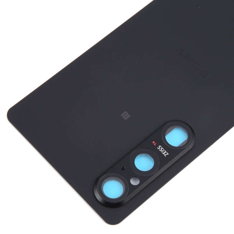 For Sony Xperia 1 V Original Battery Back Cover with Camera Lens Cover(Black)