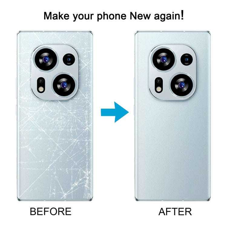 For Tecno Phantom X2 Pro AD9 Original Battery Back Cover(Blue)