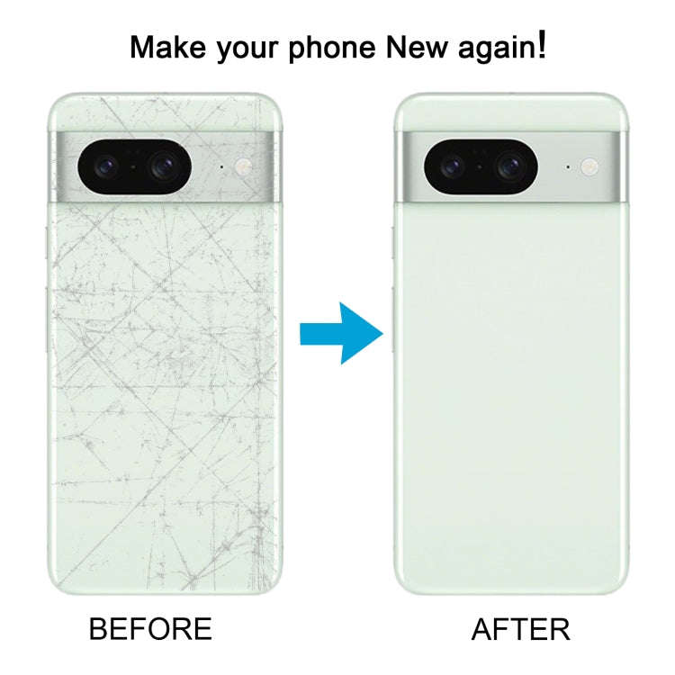 For Google Pixel 8A Battery Back Cover with Camera Lens Cover(Blue)