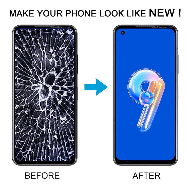 For Asus Zenfone 9 9Z AI2202 Original LCD Screen Digitizer Full Assembly with Frame (Black)