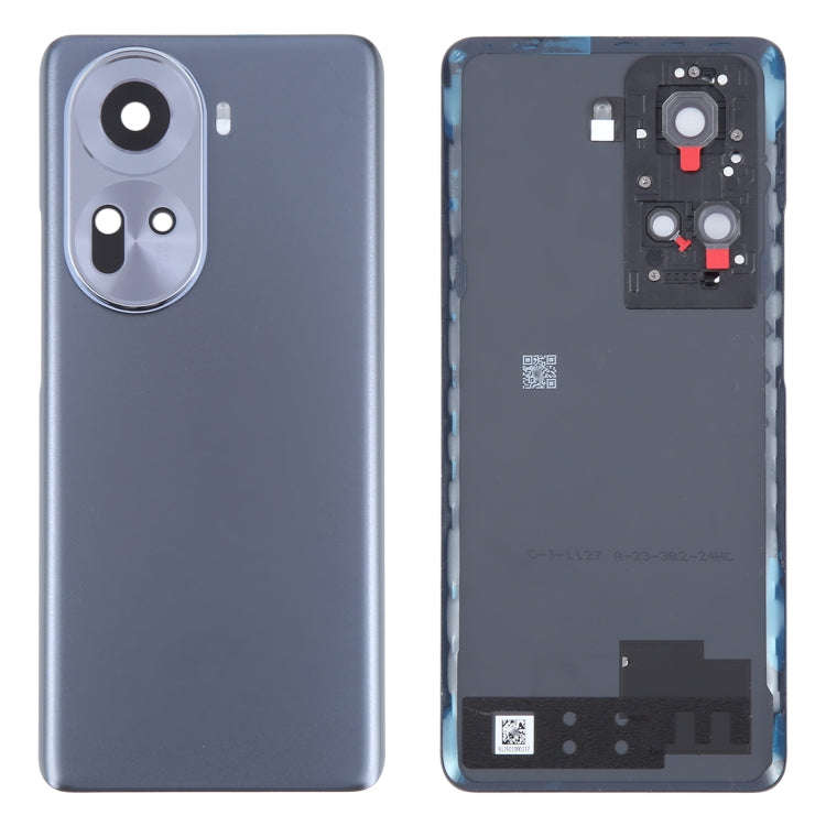 For OPPO Reno11 Global Original Battery Back Cover with Camera Lens Cover(Black)