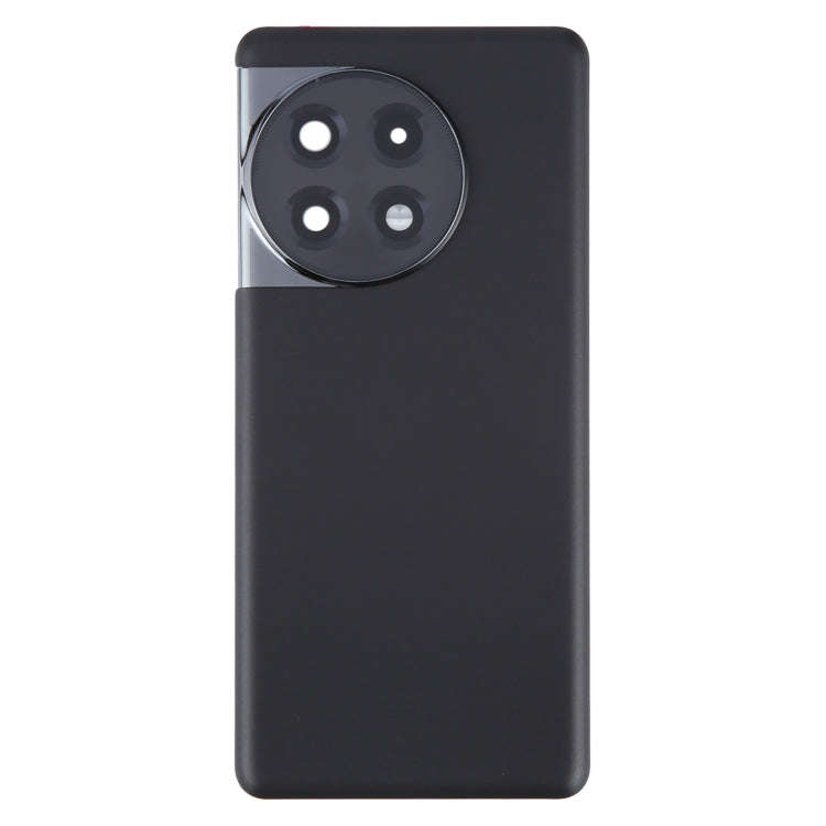 For OnePlus 11R Battery Back Cover with Camera Lens Cover(Black)