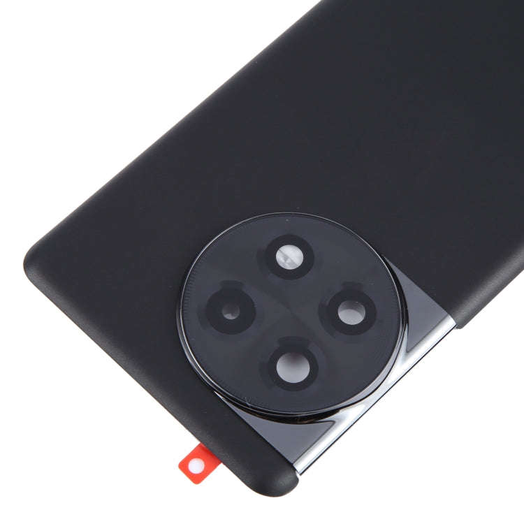 For OnePlus 11R Battery Back Cover with Camera Lens Cover(Black)