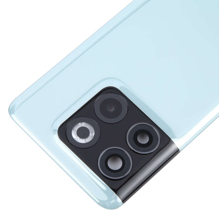For OnePlus 10T Battery Back Cover with Camera Lens Cover(Green)