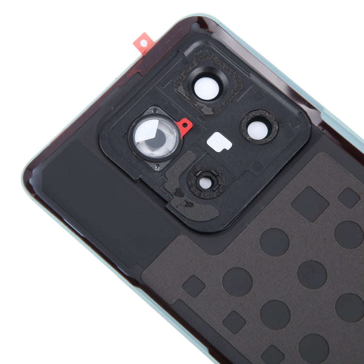 For OnePlus 10T Battery Back Cover with Camera Lens Cover(Green)