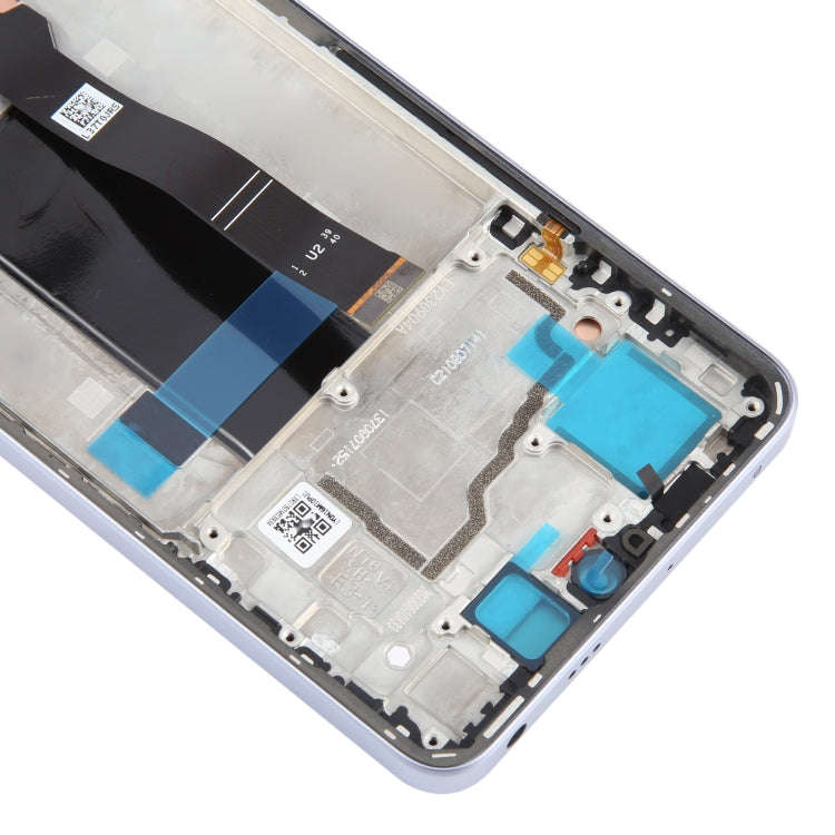 For Xiaomi Poco X6 Original AMOLED Material LCD Screen Digitizer Full Assembly with Frame (Purple)