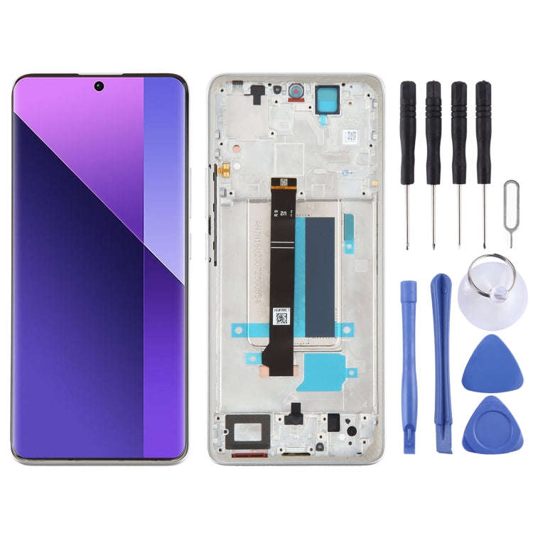 For Xiaomi Redmi Note 13 Pro+ Original AMOLED Material LCD Screen Digitizer Full Assembly with Fr...
