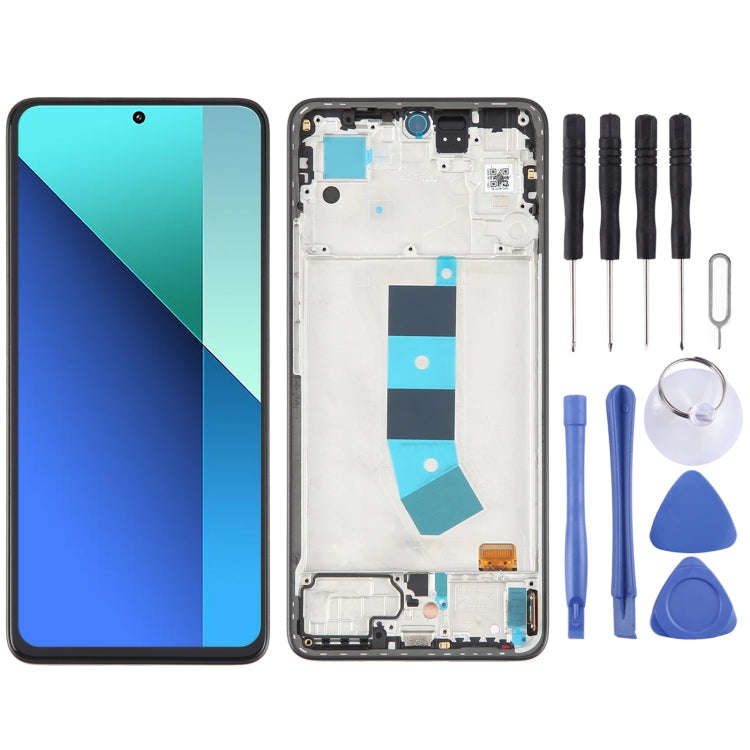For Xiaomi Redmi Note 13 4G Original AMOLED Material LCD Screen Digitizer Full Assembly with Fram...