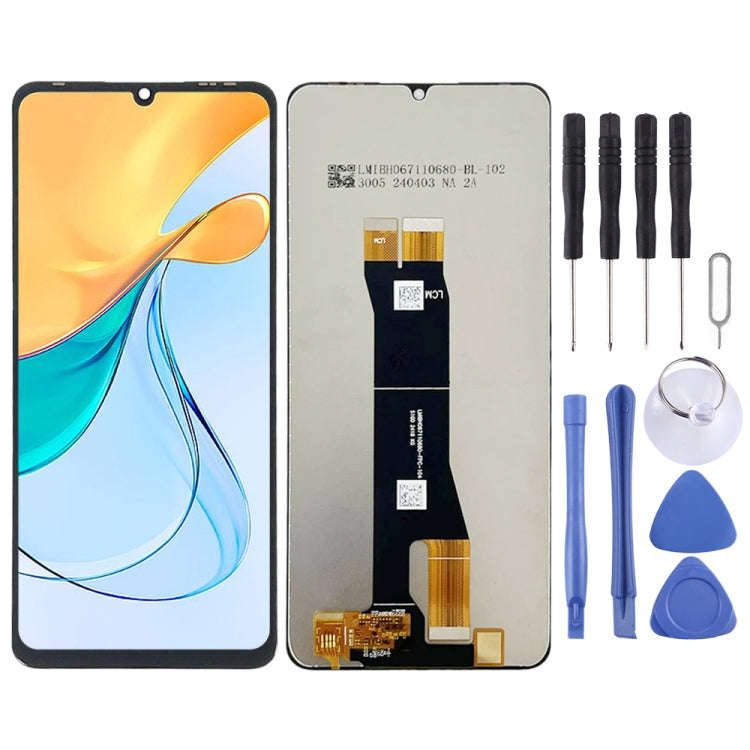For ZTE Blade V50 Vita 8550 LCD Screen with Digitizer Full Assembly (Black)